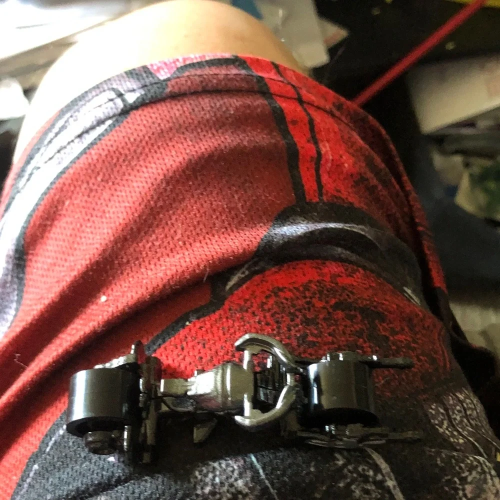 Black Plastic Toy Motorcycle Accessory